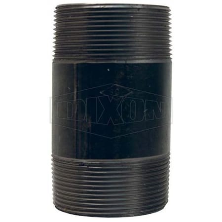 Dixon Pipe Nipple, Carbon Steel, 6 in, SCH 40/STD, MNPT TN600X8